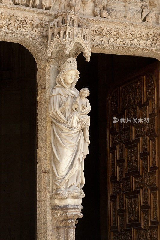 Nuestra senora de la Blanca, Leon cathedral，西班牙。